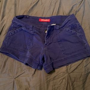 Blue shorts